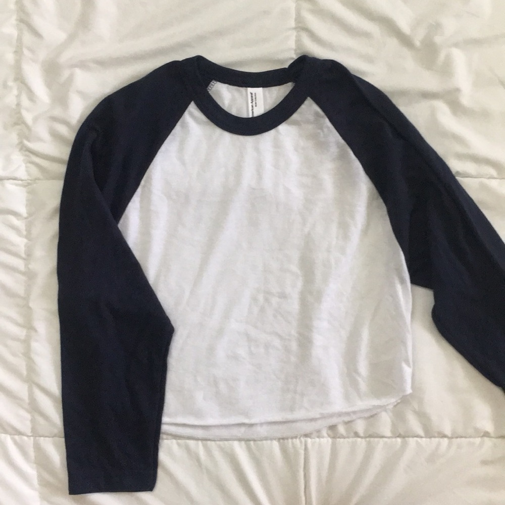 Women’s 50/50 Cropped 3/4 Sleeve Raglan